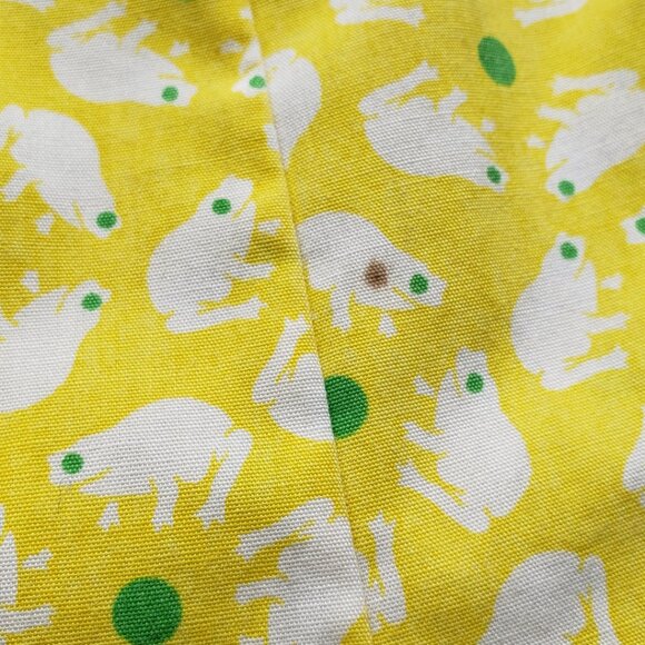 Vintage Frog Tog by Julia Montgomery Skirt Large Yellow - Picture 9 of 9